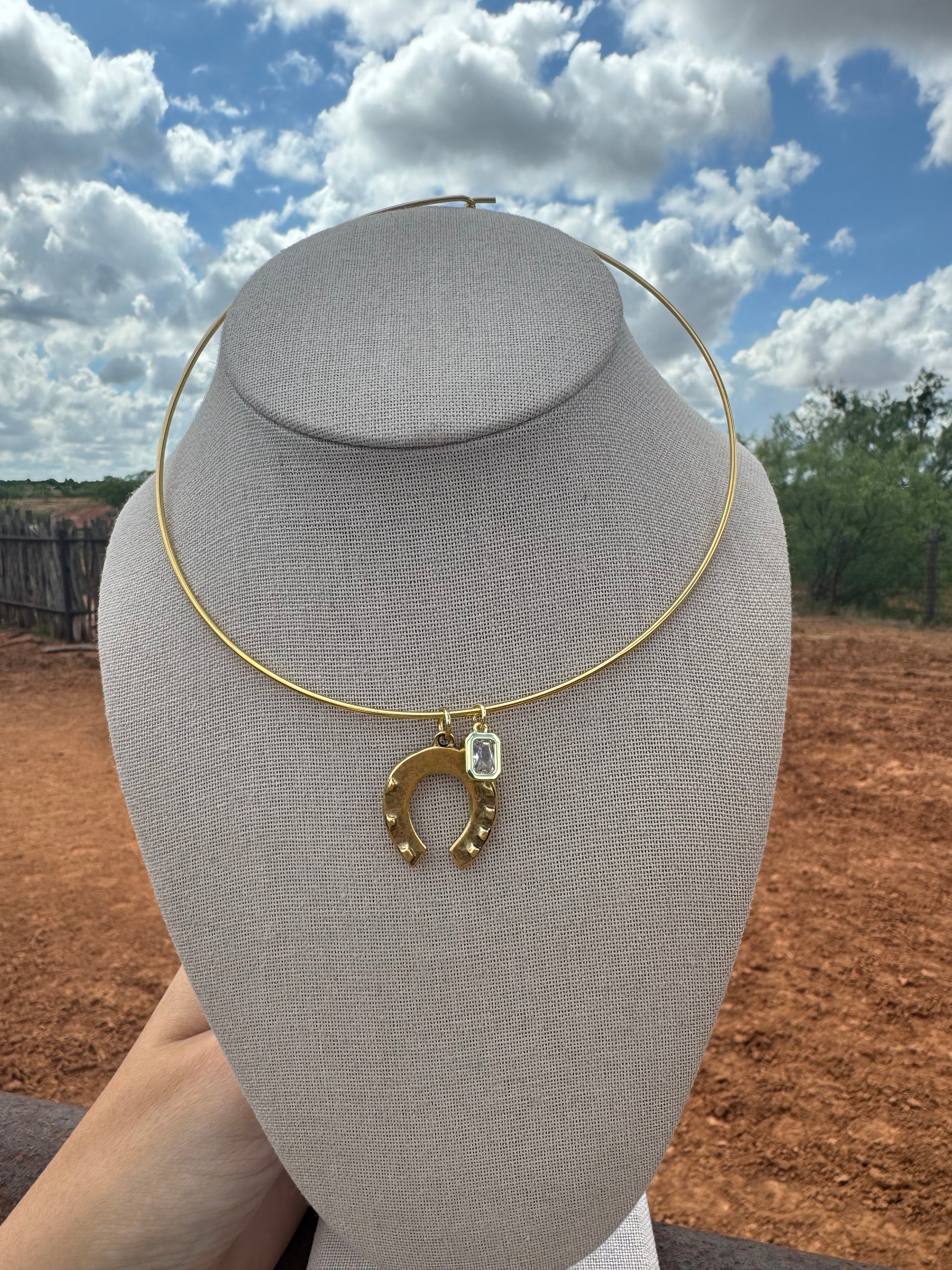 Horseshoe Collar Necklace