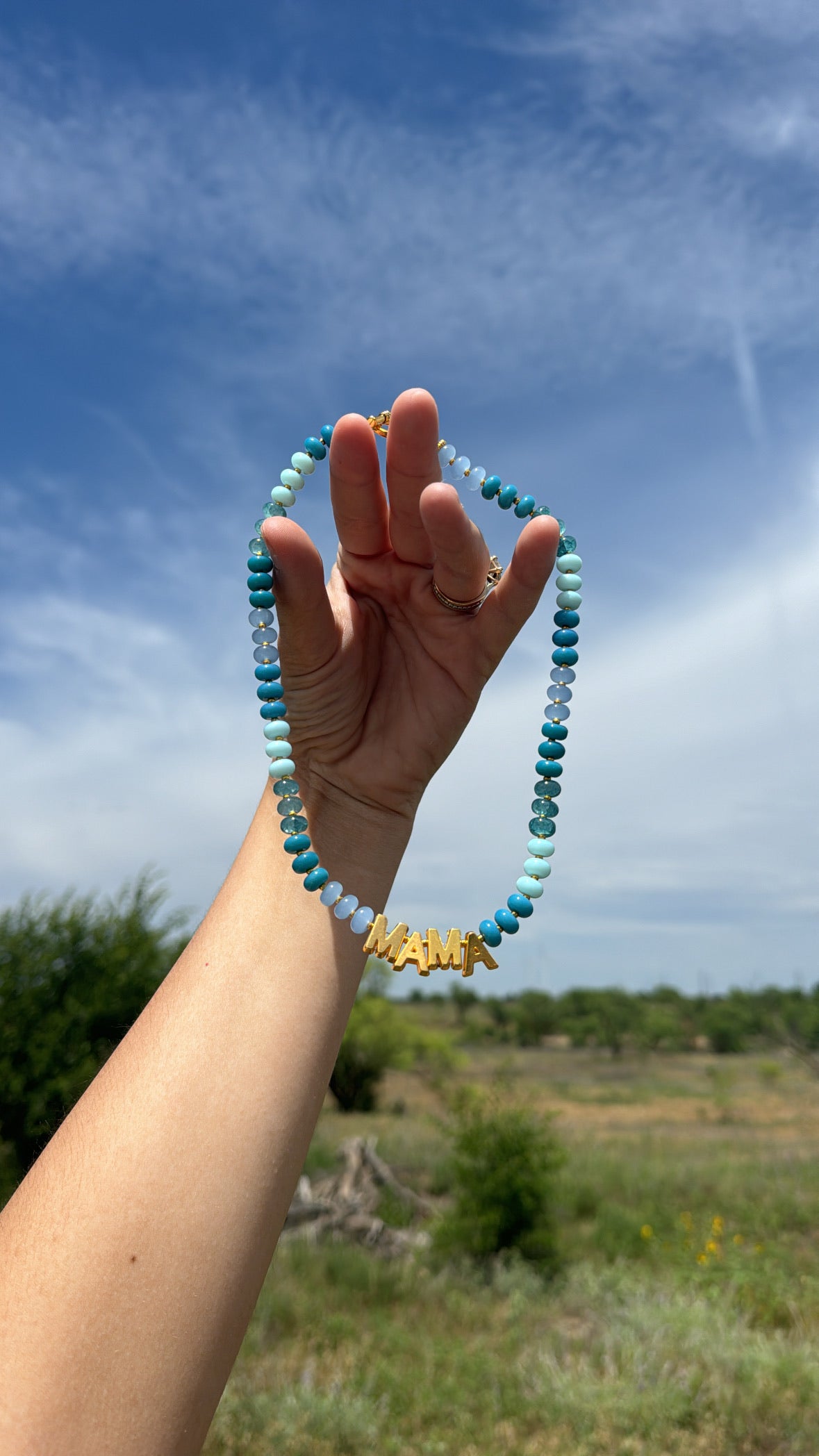ONE Color MIX Name Necklace