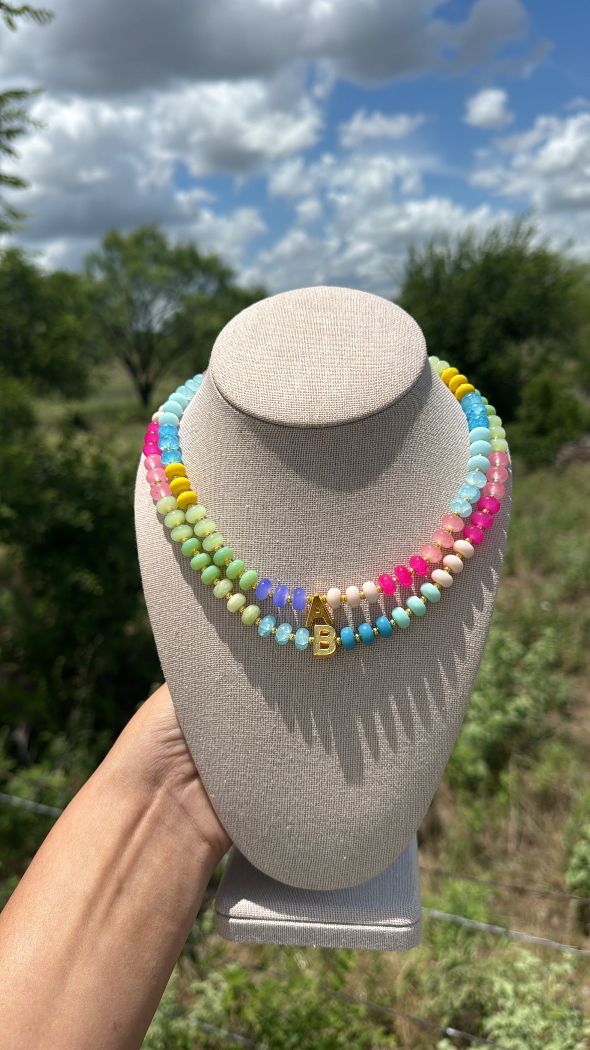 1 Initial Necklace