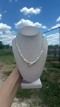 White Eye Necklace