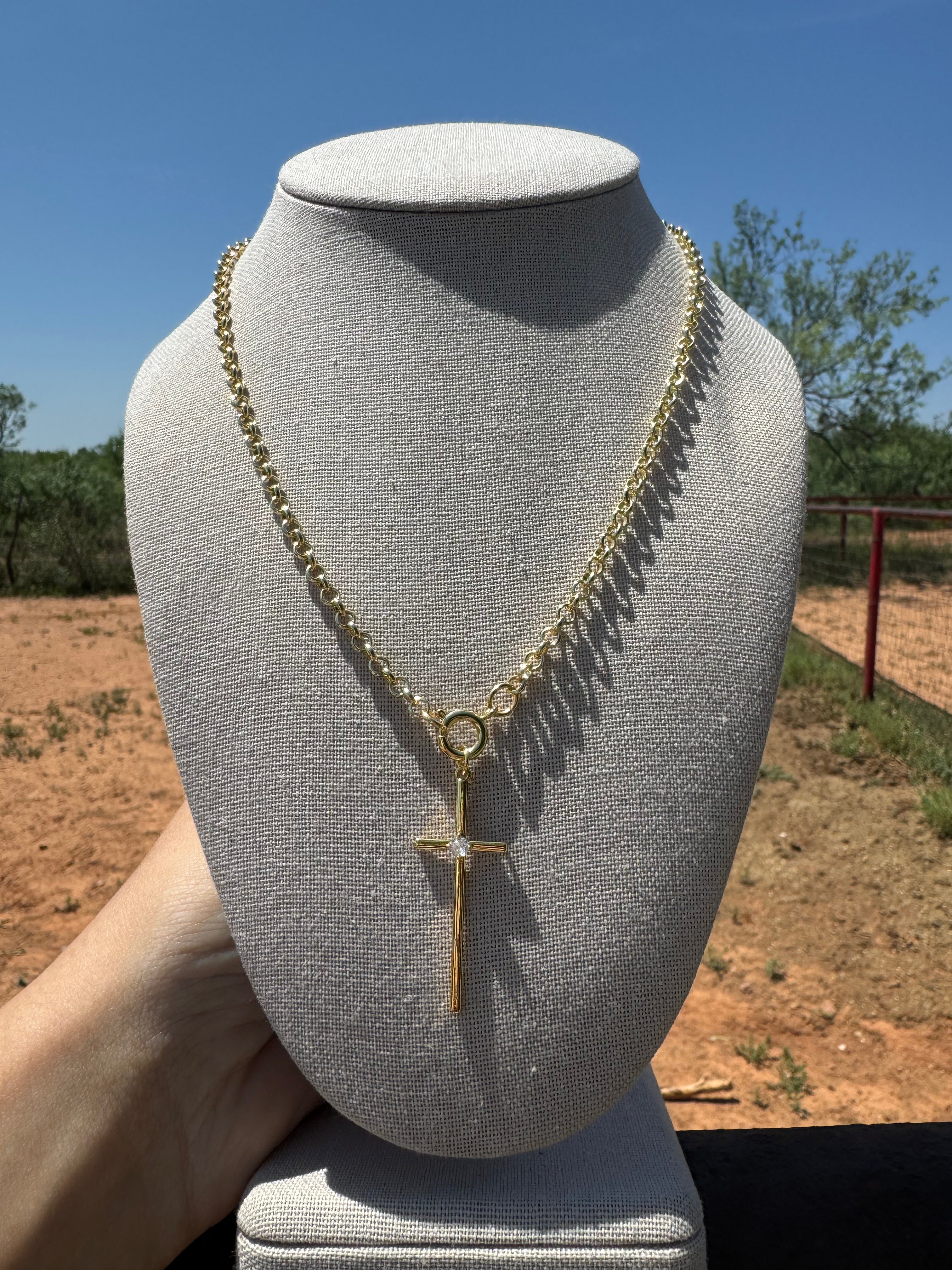 Dainty Cross Clasp
