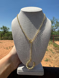Diamond Horseshoe Lariat