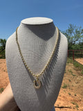 Mother of Pearl Horseshoe
