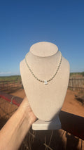 1 initial Gold + Pearl Necklace