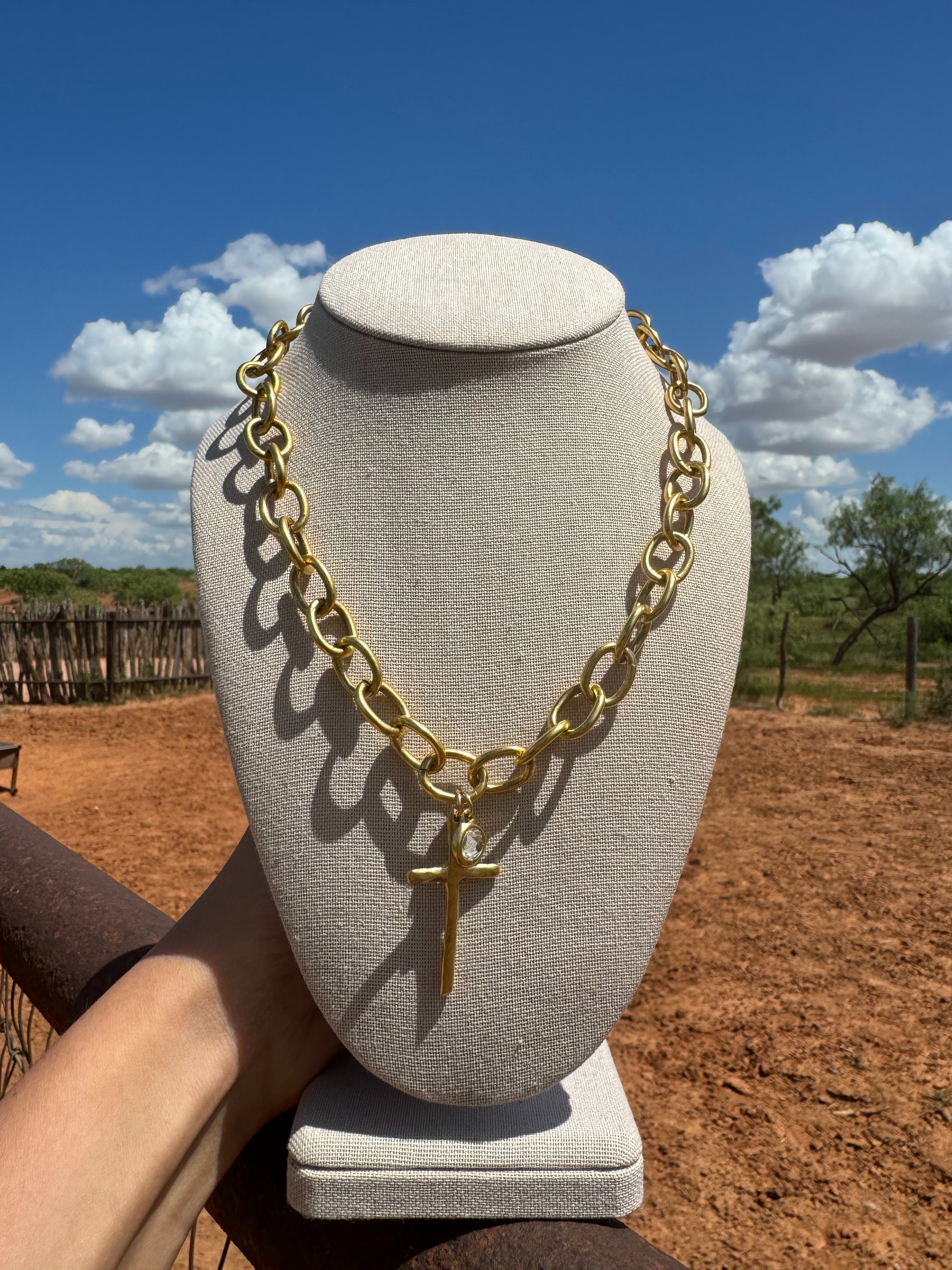 The Golden Cross Necklace