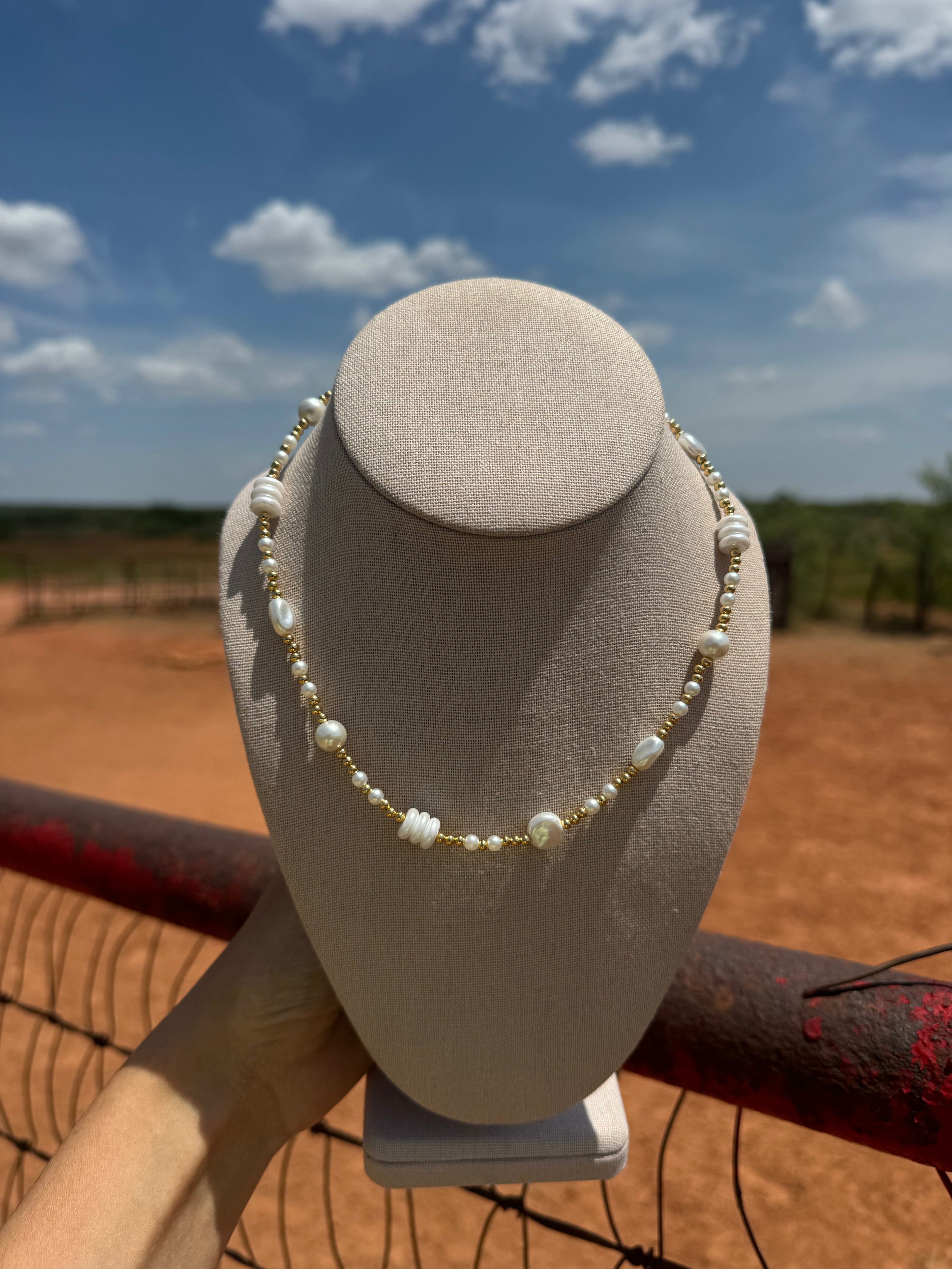 Funky Pearl Necklace