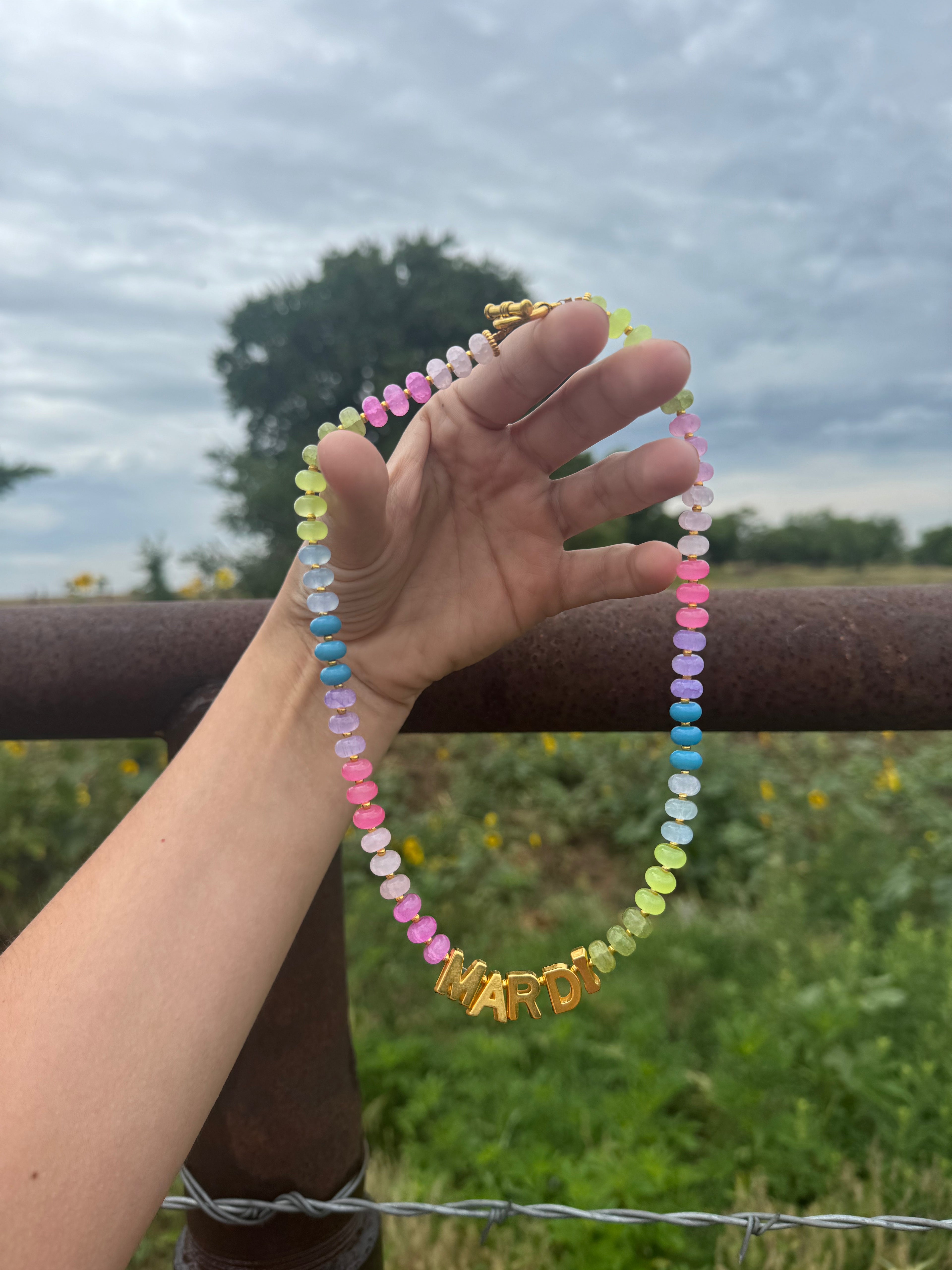 Pastel NAME Necklace